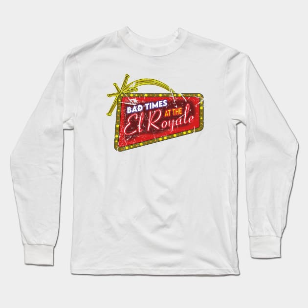 Bad Times At The El Royale Long Sleeve T-Shirt by necronder